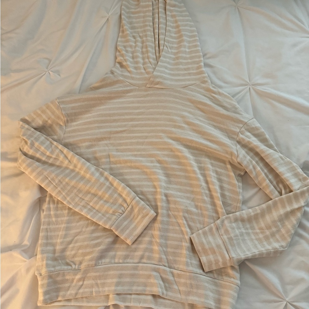 A New Day Cream Striped Top
